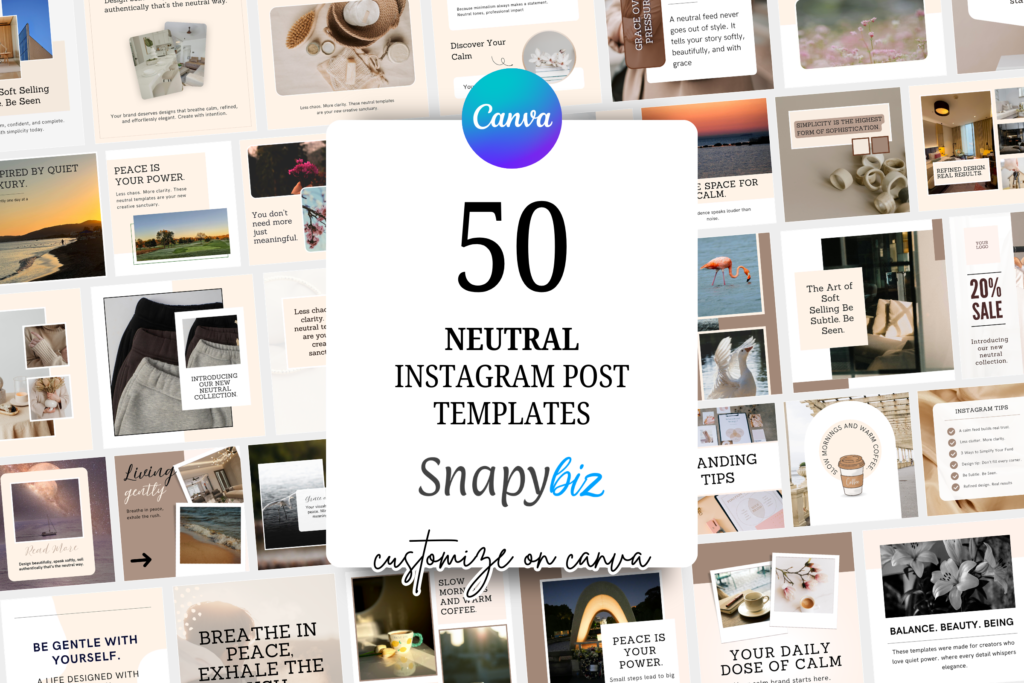 Canva Neutral Instagram Post Template Canva Neutral Instagram Post Template