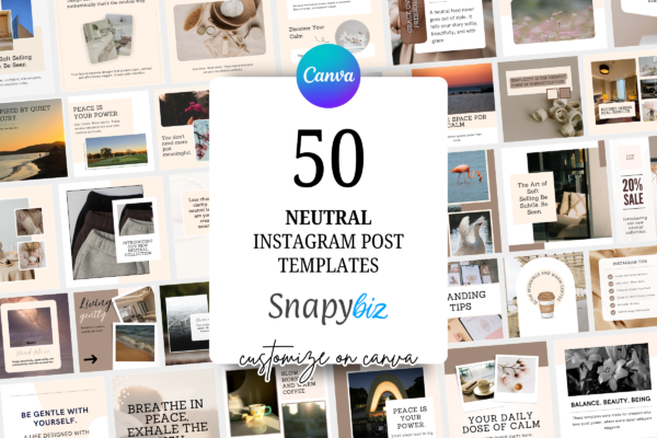 Neutral Instagram Post Templates Feature Images 5 Canva neutral instagram post template