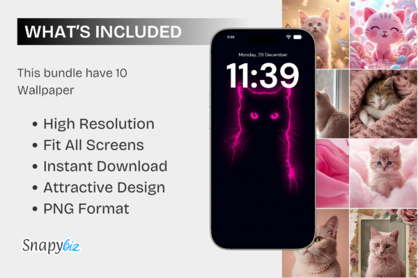 Pink Cat Wallpaper Feature Images 7 Digital iphone pink cat wallpaper - image 7