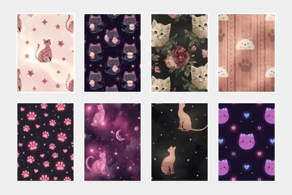 Pink Kitty Cat Wallpaper Feature Images 2 Pink kitty cat iphone android wallpaper - image 2