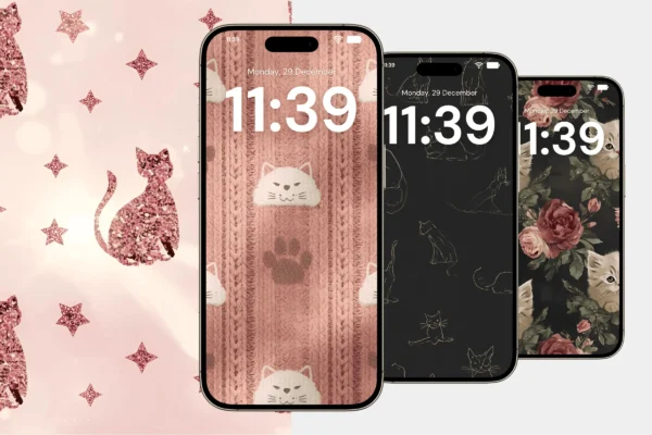 Pink Kitty Cat Wallpaper Feature Images 6 Pink kitty cat iphone android wallpaper - image 6