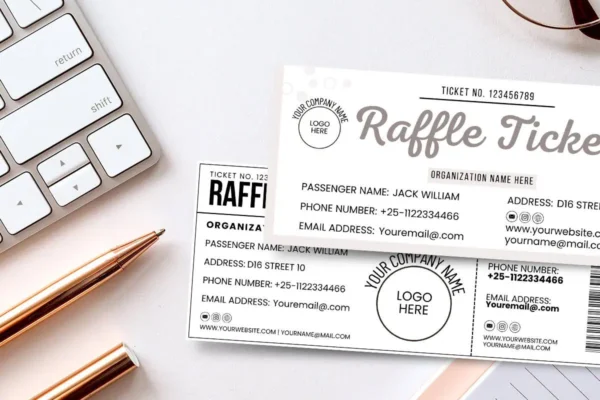 Raffle Ticket Feature Image 2 Canva raffle ticket editable template - image 3