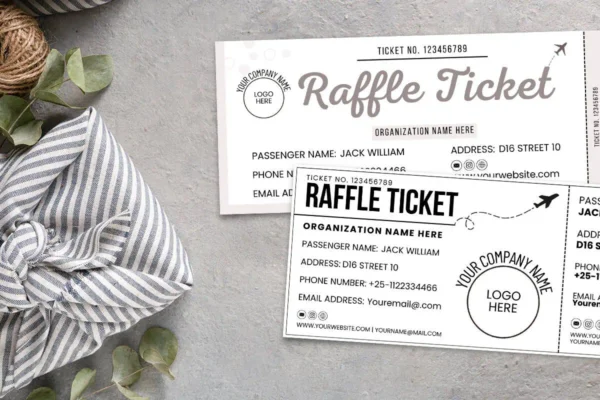Raffle Ticket Feature Image 7 Canva raffle ticket editable template - image 8