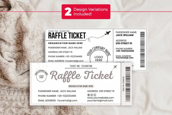 Raffle Ticket Feature Image 9 Canva raffle ticket editable template - image 10