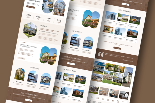 Real Estate Canva Website Template Feature Images 2 Real estate website canva editable templates - image 3