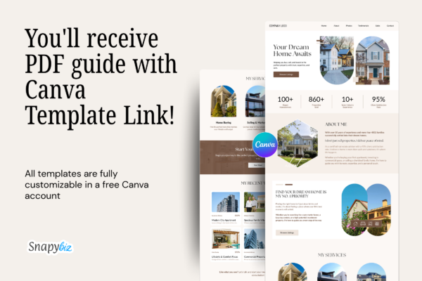 Real Estate Canva Website Template Feature Images 4 Real estate website canva editable templates - image 5