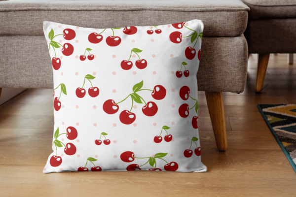 Seamless Cherries Digital Paper Feature Images 3 Seamless cherries pattern digital paper - image 3
