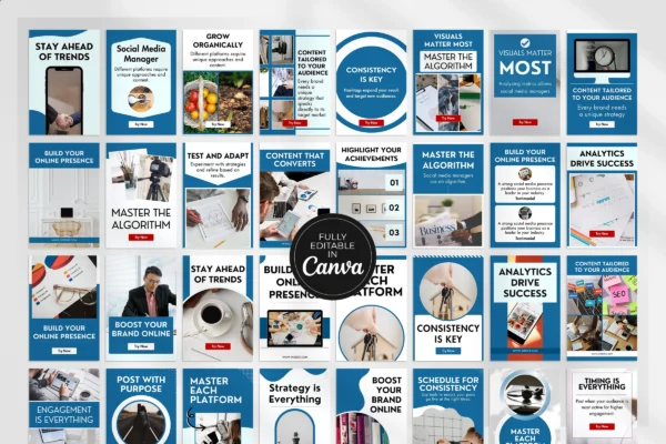 Social Media Manager Template Bundle Feature Images 10 Social media manager canva template bundle for marketing - image 10