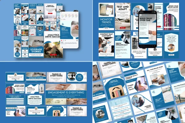 Social Media Manager Template Bundle Feature Images 2 Social media manager canva template bundle for marketing - image 2