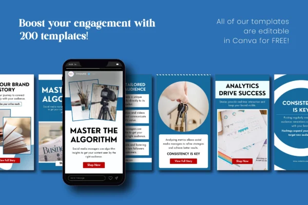 Social Media Manager Template Bundle Feature Images 6 Social media manager canva template bundle for marketing - image 6