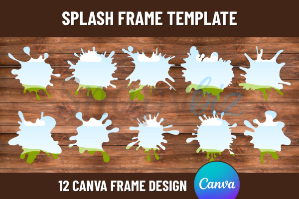 Splash Frame Template Feature Images 1 Editable canva splash frame template