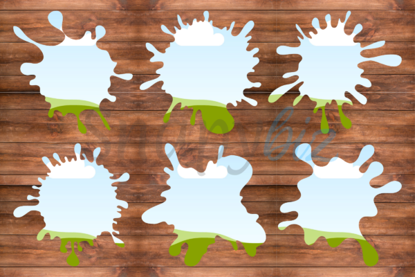 Splash Frame Template Feature Images 2 Editable canva splash frame template - image 2