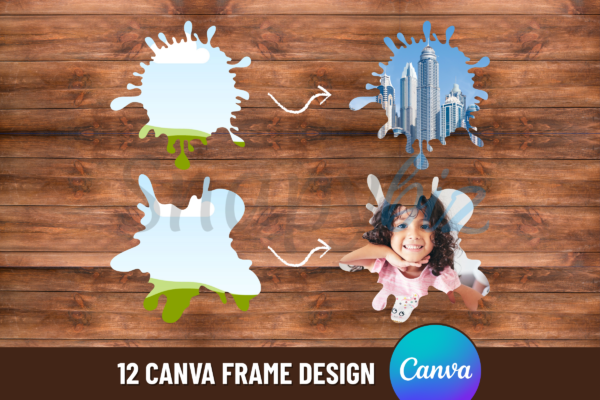 Splash Frame Template Feature Images 3 Editable canva splash frame template - image 3