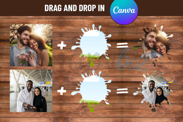 Splash Frame Template Feature Images 6 Editable canva splash frame template - image 5