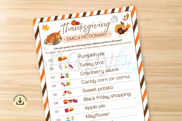 Thanksgiving Emoji Game Feature Images 3 Thanksgiving emoji game for adults - image 3