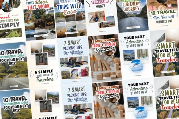 Travel Blogger Pinterest Pins Template Feature Image 3 1 Canva travel blogger pinterest pins templates - image 4