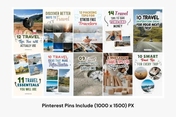 Travel Blogger Pinterest Pins Template Feature Image 6 1 Canva travel blogger pinterest pins templates - image 7