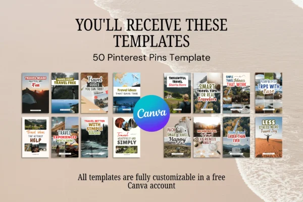 Travel Blogger Pinterest Pins Template Feature Image 8 1 Canva travel blogger pinterest pins templates - image 9