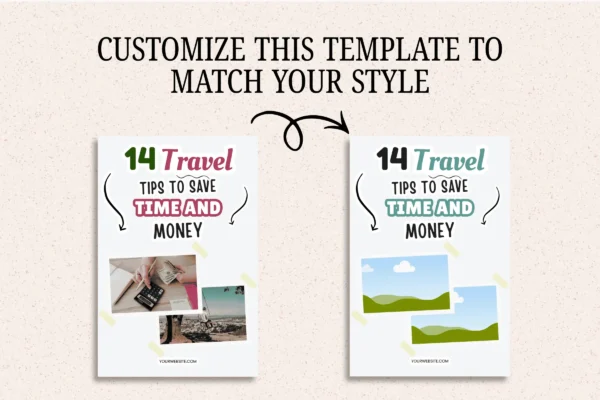 Travel Blogger Pinterest Pins Template Feature Image 9 1 Canva travel blogger pinterest pins templates - image 10