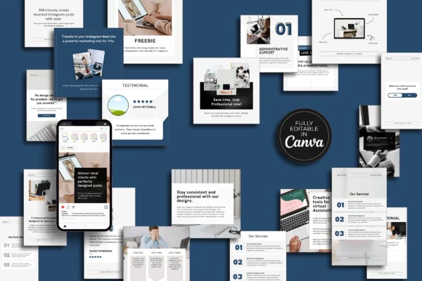 Virtual Assistant Social Media Bundle Feature Images 7 Virtual assistant social media canva - image 7