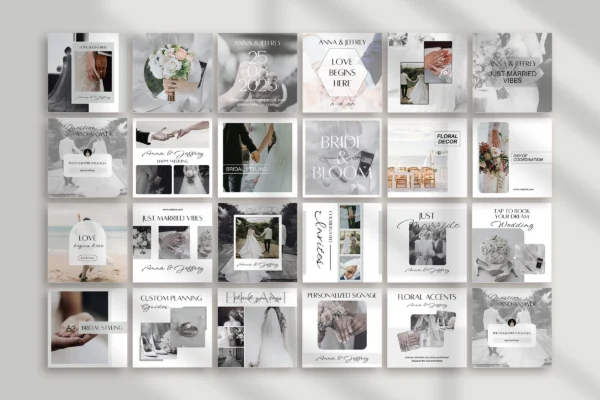 Wedding Instagram Template Fb 145 Feature Images 10 1 Free wedding instagram canva templates - image 9