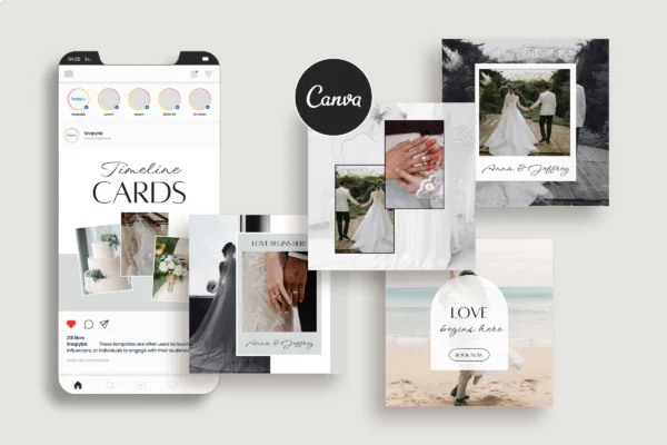 Wedding Instagram Template Fb 145 Feature Images 7 1 Free wedding instagram canva templates - image 6