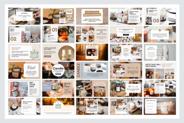 Candle Facebook Post Templates Feature Images 10 Copy 1 Editable candle facebook canva posts templates - image 10