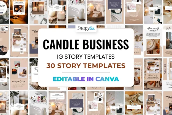 Candle Instagram Story Templates Feature Images 1 Candle instagram story templates for canva