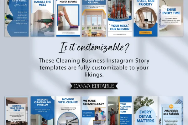 Cleaning Business Instagram Story Templates Feature Images 9 Cleaning business instagram story templates - image 8