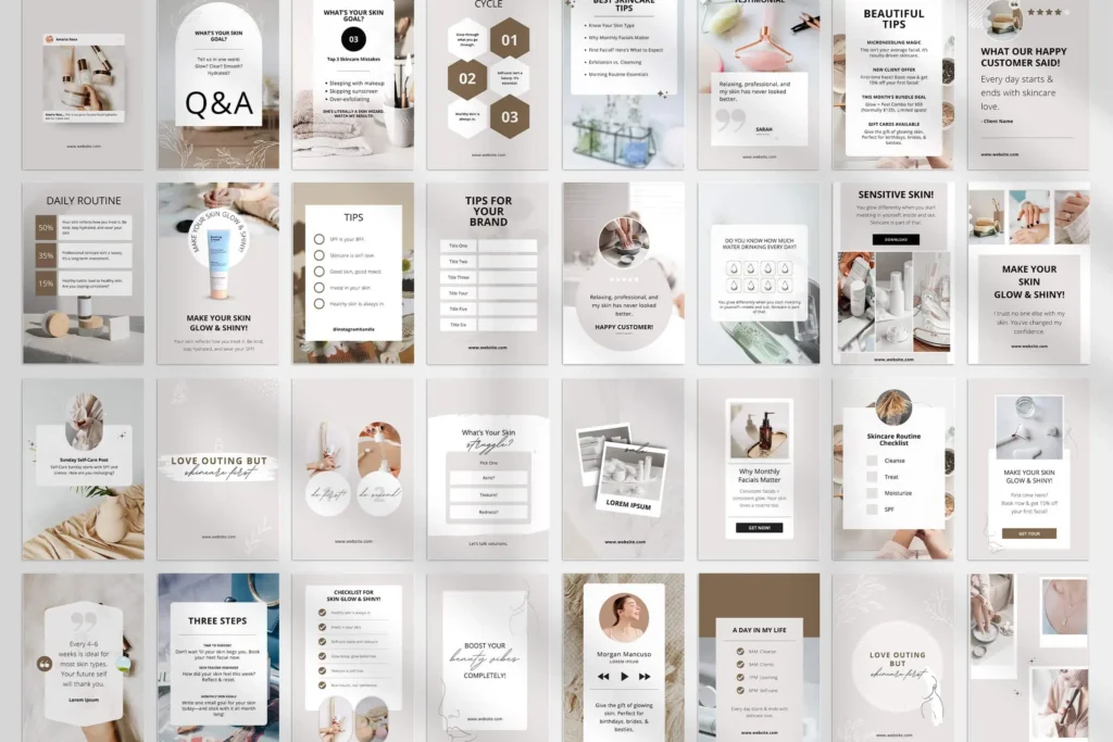 Editable Esthetician Pinterest Canva Pins Templates Editable Esthetician Pinterest Canva Pins Templates