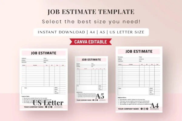 Job Estimate Template Fb 126 Feature Image 10 Free job estimate template