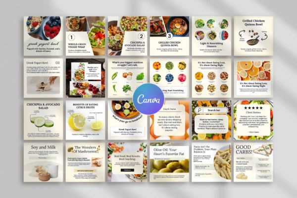 Nutrition Coach Instagram Post Templates Feature Images 10 Nutrition coach instagram post templates - image 10