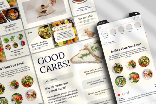 Nutrition Coach Instagram Post Templates Feature Images 4 Nutrition coach instagram post templates - image 4