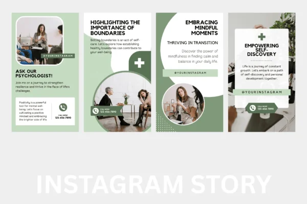 Psychologist Social Media Template Bundle Feature Images 10 Psychology social media canva template bundle - image 9