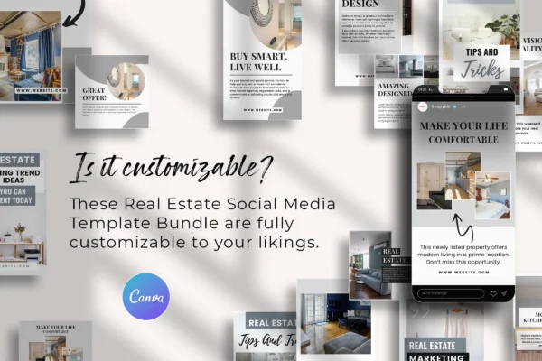 Real Estate Bundle Feature Images 10 Editable real estate social media marketing bundle - image 10