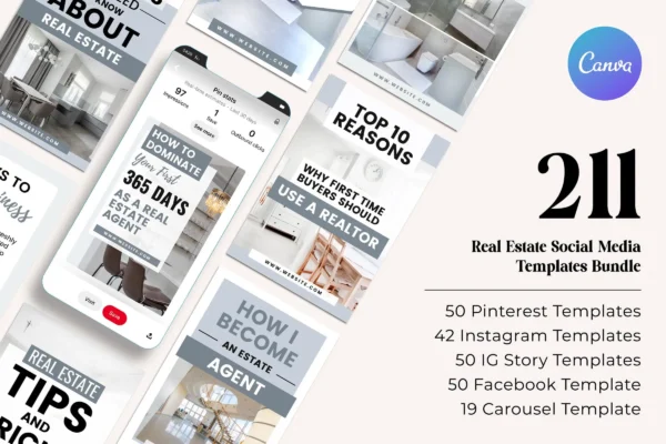 Real Estate Bundle Feature Images 9 Editable real estate social media marketing bundle - image 9