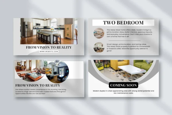 Real Estate Facebook Templates Feature Images 5 Real estate facebook canva post editable template - image 5