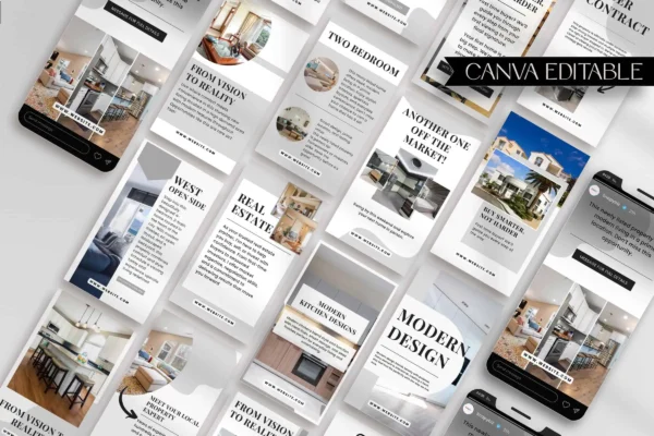 Real Estate Instagram Story Template Feature Images 7 Real estate instagram canva story editable template - image 7