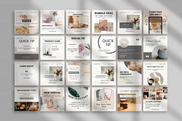 Small Business Instagram Post Template Feature Images 10 Small business canva editable instagram template - image 10