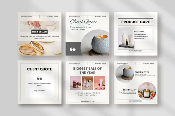 Small Business Instagram Post Template Feature Images 5 Small business canva editable instagram template - image 5