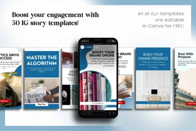 Social Media Manager Instagram Story Templates