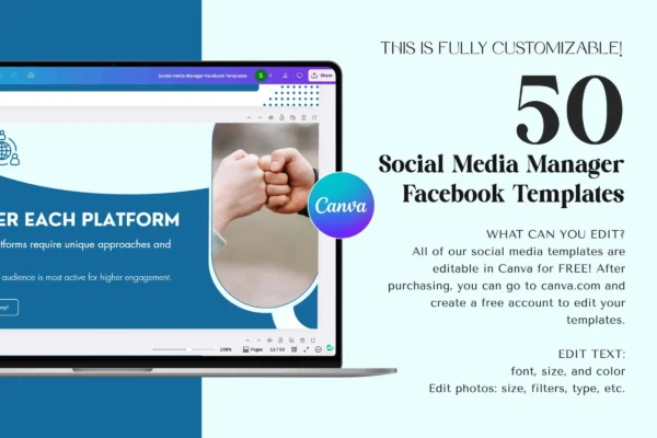 Social Media Manager Facebook Templates Feature Images 2 Social media manager facebook templates - image 2