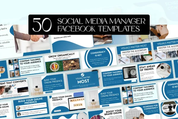 Social Media Manager Facebook Templates Feature Images 6 Social media manager facebook templates - image 6