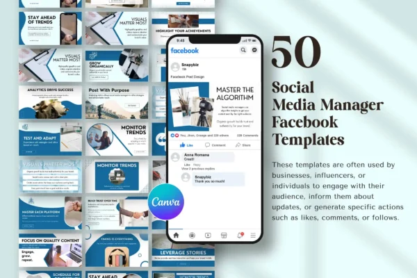 Social Media Manager Facebook Templates Feature Images 8 Social media manager facebook templates - image 8