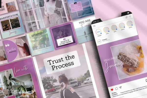 Spiritual Instagram Templates Feature Images 4 Spiritual instagram canva post editable templates - image 4