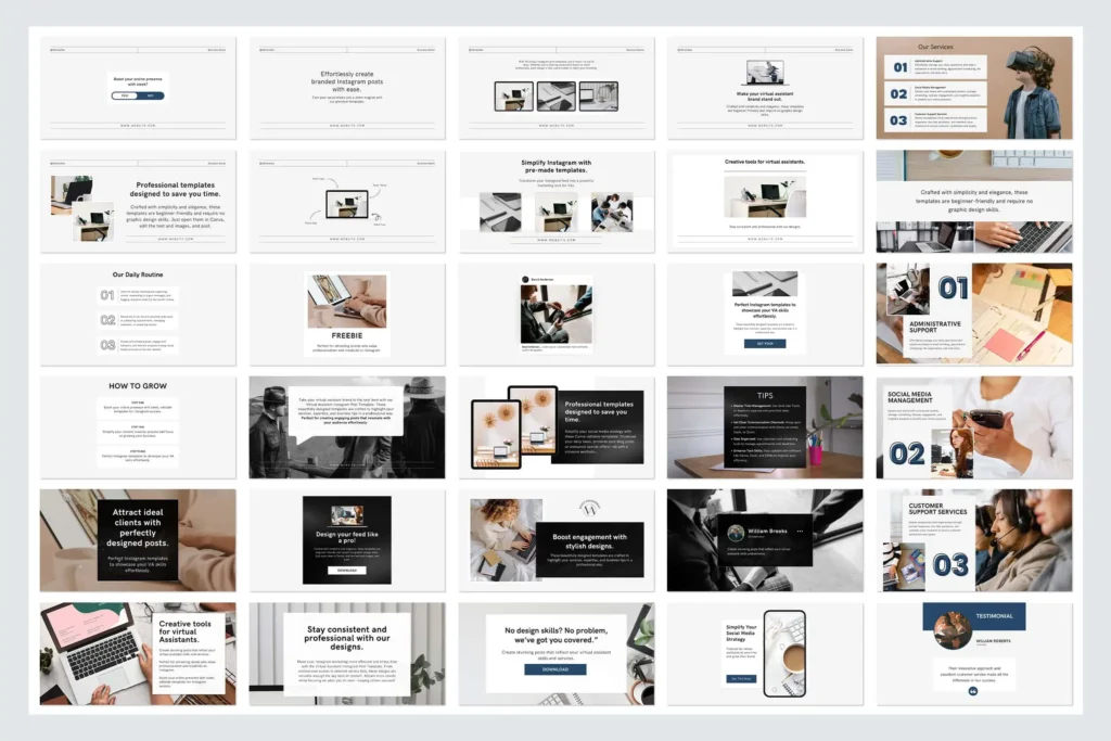 Virtual Assistant Facebook Social Media Post Template Virtual Assistant Facebook Social Media Post Template