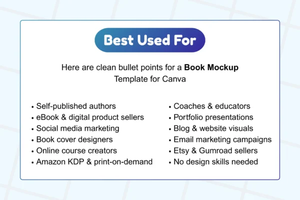 Canva editable book mockup templates bundle - image 8