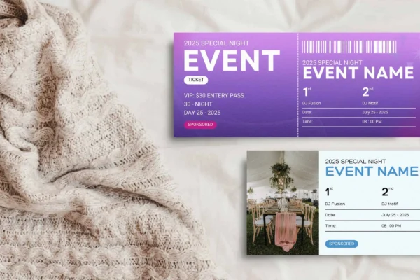 Event Ticket Template Fb 130 Feature Images 9 Free and customizable ticket templates for any event - image 9