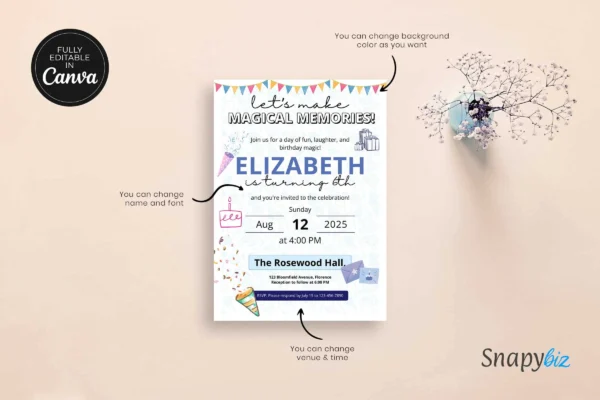 Birthday Invitation For Kids Fb 132 Feature Images 6 Free birthday invitation for kids - image 7