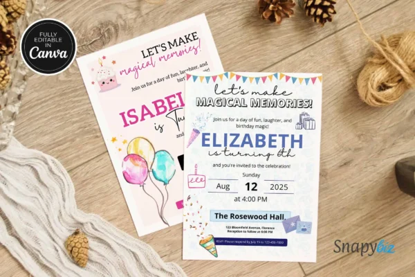 Birthday Invitation For Kids Fb 132 Feature Images 7 Free birthday invitation for kids - image 8